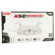 Aga RC Drohne SYMA X5C 2.4GHz HD Kamera weiß