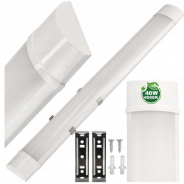 LED dílenské svítidlo 120cm - 230V - 40W - IP20 - neutrální bílá