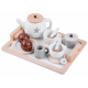 Teeservice aus Holz mit Tablett ZA4124