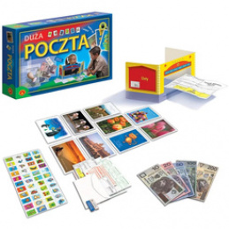 Alexander Poczta Duża - zestaw edukacyjny z okienkiem, znaczkami i pieniędzmi ZA6081 uniwersalny