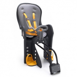 L28B1 FOTELIK ROWEROWY UCHWYT+PASY SZARY L28B1 FOTELIK ROWEROWY UCHWYT+PASY SZARY