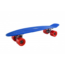 Spartan Pennyboard Blau, 60kg Belastbar, Pennyboard, Longboard, Skateboard