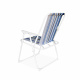 Linder Exclusiv Campingstuhl PO2600SO Ocean mit Streifen, Klappstuhl, Angel, Angler, Strand Stuhl faltbar Outdoor