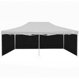 Aga Seitenwände für Verkaufsstand 3x6m Rot