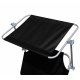 Aga Garten-Liegestuhl MR4254-Black mit Baldachin