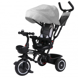 Aga Aga Kinderdreirad mit schubstange MR1468 Hellgrau