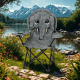 Linder Exclusiv Campingstuhl für Kinder Klappstuhl Gartenstuhl Kind Klappsessel Kinderklappstuhl Elefant