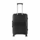 Aga Travel Kofferset 3-teilig MR4682 – Reisekoffer, Polypropylen, TSA-Schloss & 360° Rollen, leicht & robust, Handgepäck 33L/63L/93L, Schwarz