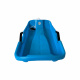 Aga Kinder Schlitten  DS492 Blau, Kinderschlitten aus Kunststoff, Stabiler Schneebob, Rodelschlitten für Kinder
