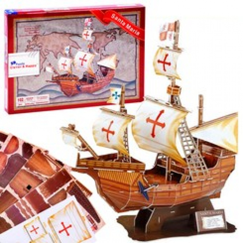 3D-Puzzle Schiff Santa Maria ZA3789