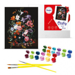 Malowanie po numerach Wazon z kwiatami i jagodami KHO3208 40x50 AP0022 uniwersalny