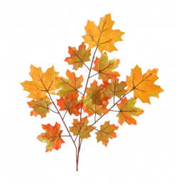 Roślina sztuczna Wiązanka Gałązka liści Klonu jesienna komplet 2 sztuk - 70 cm