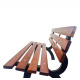 Linder Exclusiv Gartenbank 3-Sitzer Parkbank bis 240 Kg Gartenmöbel Holzbank MC4353 120x57x70cm
