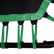 Aga FITNESS Trampolin 130 cm Grün + Griff