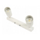 LED Deckenleuchte VIKI-X LED-Deckenleuchte LED-Deckenlampe LED-Deckestrahler 2x GU10 - weiß