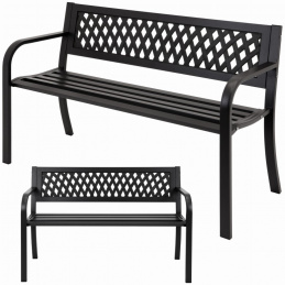 Ławka ogrodowa - stalowa