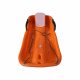 Aga Kinder Schlitten DS493 Orange, Hochwertige Kinderschlitten aus Kunststoff, mit Bremsen, stabile und schöne Schlitten für Kinder