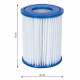 Filterpatrone I 1249 l/Std. (2 St.) BESTWAY 58093