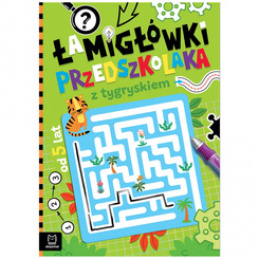 Aksjomat Łamigłówki przedszkolaka z tygrys. 5 lat KS1086 uniwersalny