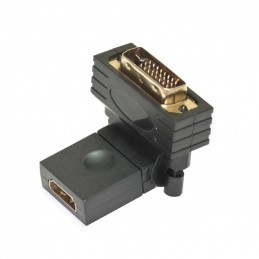 K415F ADAPTER OBROTOWY HDMI F-DVI M