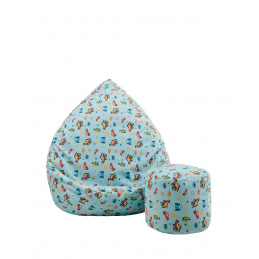 Aga Kindersitzsack mit Fußsztütze 3422