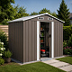 Aga Gartenhaus 236x190x174 cm Graubraun