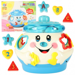 Aga Spielender Interaktiver Topf - Blau/Weiß