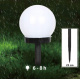 LED-Solar-Gartenlampe RGB LED Gartenlampe Nacht-Beleuchtung Solarlampe Wasserdicht- rund