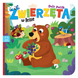 Aksjomat Zwierzęta w lesie. Duże puzzle KS1188 uniwersalny