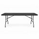 Aga Garten Klapptisch 180x74x74 cm Schwarz