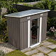 Aga Gartenhaus 217x174x110 cm Grau