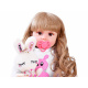 Große süße Stoffpuppe 55cm + Zubehör ZA4387 universal