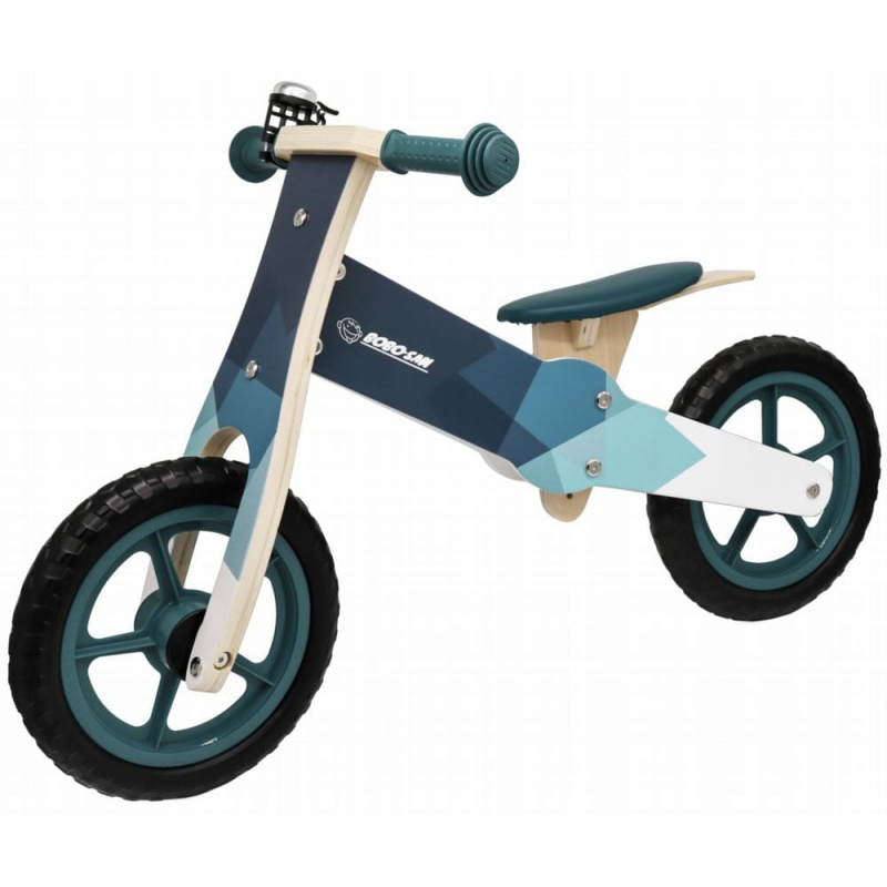 Bobo-San Blaue Holzwippe Kinderlaufrad