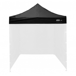 Aga Dach für Verkaufsstand 3x3m Schwarz
