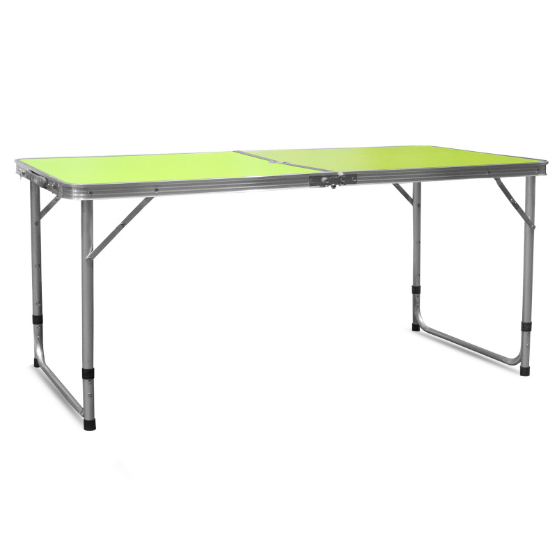 Aga Campingtisch, Gartentisch, Klapptisch 120x60x54/60/70 cm Grün