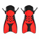 Aga Flossen 26-37 Schwarz/Rot