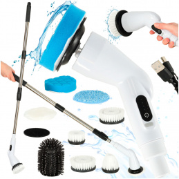 Elektrický rotační mop s 9 kartáčovými hlavami