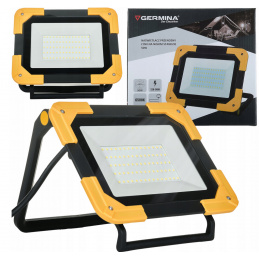 Přenosný LED reflektor s rukojetí 50W - IP65 - studená barva