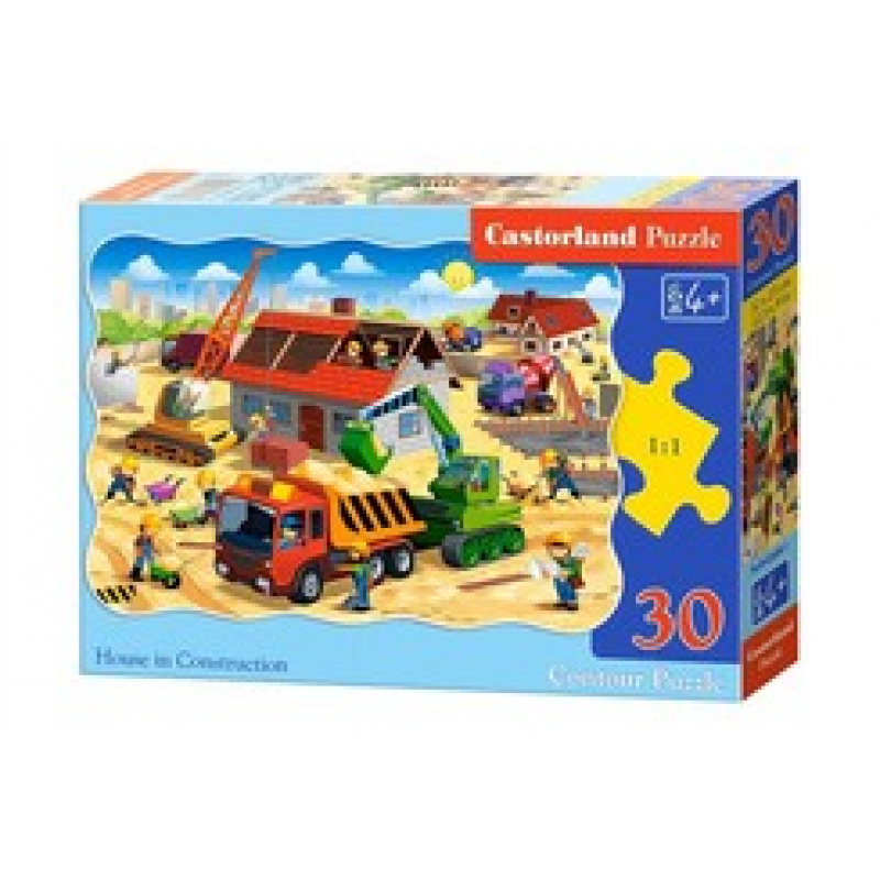 CASTORLAND puzzle 30 Teile - Haus im Bau