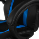 Aga Spielstuhl,Bürostuhl,Drehbarer Spielstuhl, Computer Stuhl Chefsessel MR2060 Schwarz - Blau
