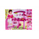 Aga4Kids Kunststoff Küche KITCHEN 008-82 Rosa