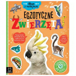 Aksjomat Egzotyczne zwierzęta. Ciekawostki dla dzieci. album z naklejkami KS0891 uniwersalny