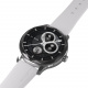 Garett Viva Silberne Smartwatch mit Stahlarmband