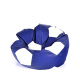 Aga Sitzsack Relaxationbag BALL XXXL Weiß - Dunkelblau + Fußstütze