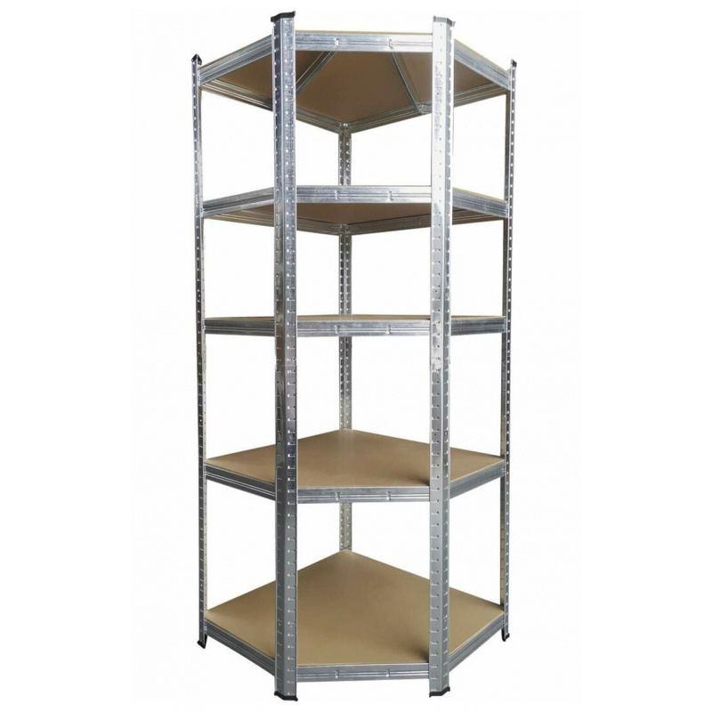 Kynast Steckregal, Werkstattregal,Schwerlastregal, Lagerregal, Metallregal 180x70x40 cm, 5 Böden, raglast gesamt 875 kg