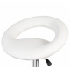Aga Barhocker MR2036 Weiss Kunstleder bis 150kg belastbar Barstuhl 360° drehbar, Barhocker, Barstuhl, Bistrohocker