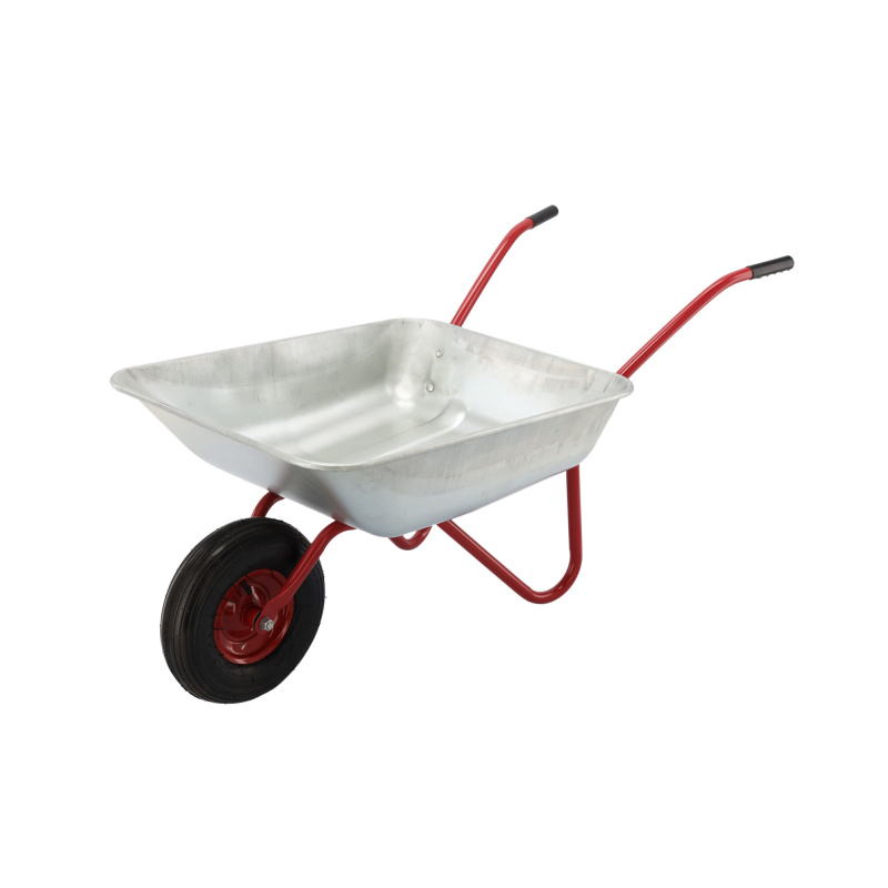 Aga Schubkarre 80 Liter, 100Kg, Bauschubkarre, Gartenschubkarre