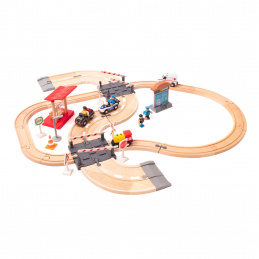 Aga4Kids Holz-Eisenbahnset 30 Teile DS5644