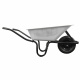 Aga Schubkarre 110 Liter, 120Kg, Bauschubkarre, Gartenschubkarre