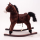 Aga4Kids Schaukelpferd MR1322 Dunkelbraun